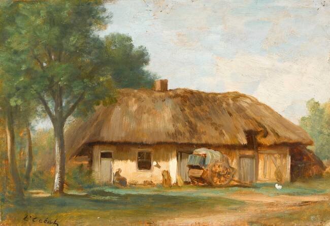 La Chaumière normande Louis Cabat