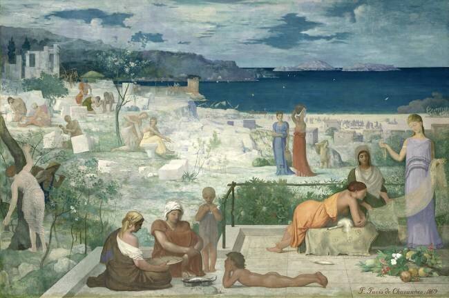 La colonie grecque Pierre Puvis de Chavannes