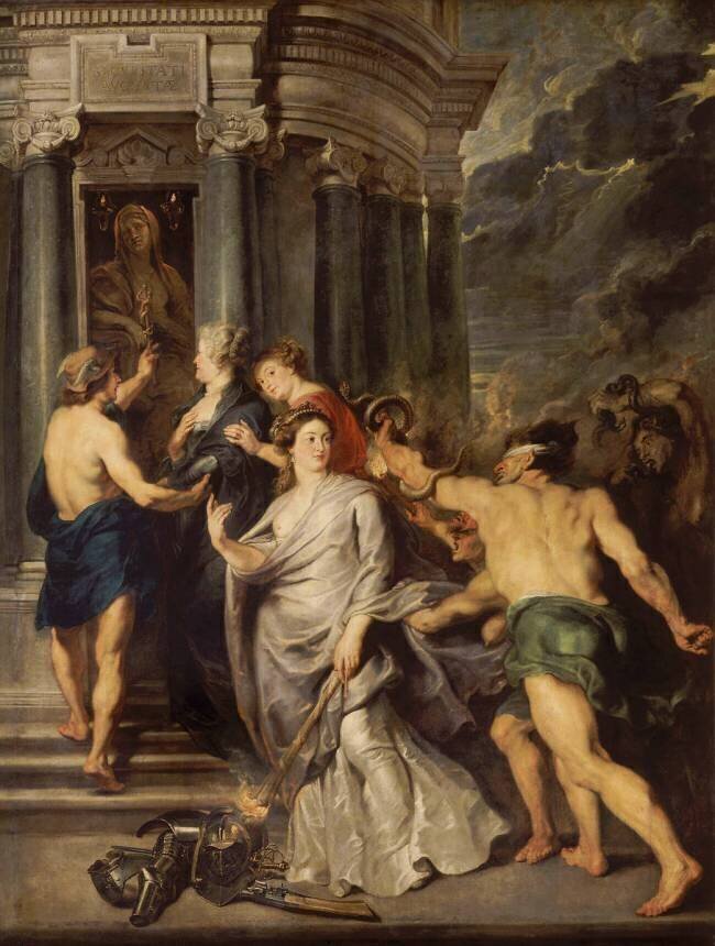 La Conclusion de la paix, à Angers, le 10 août 1620, à Florence le 5 octobre 1600 Pierre Paul Rubens