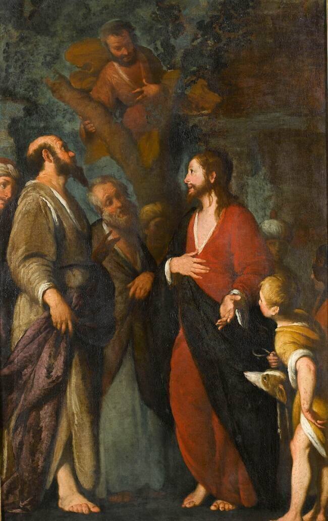 La Conversion de Zachée Bernardo Strozzi