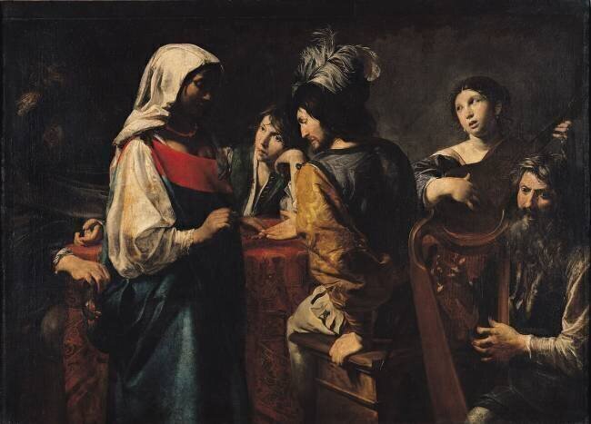 La diseuse de bonne aventure Valentin de Boulogne
