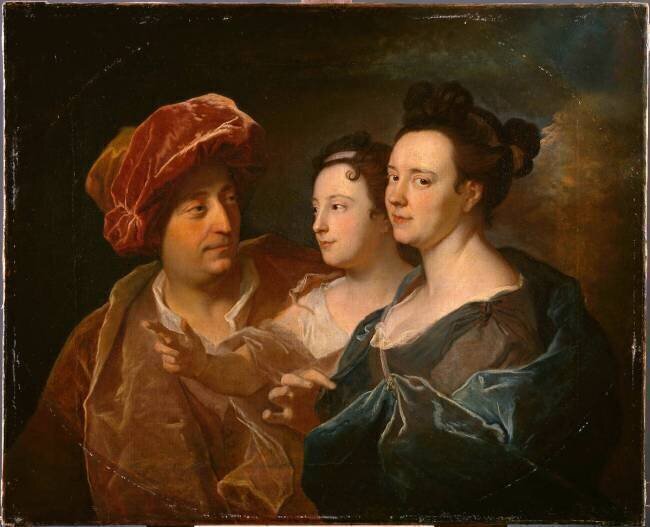 La Famille Laffite Hyacinthe Rigaud