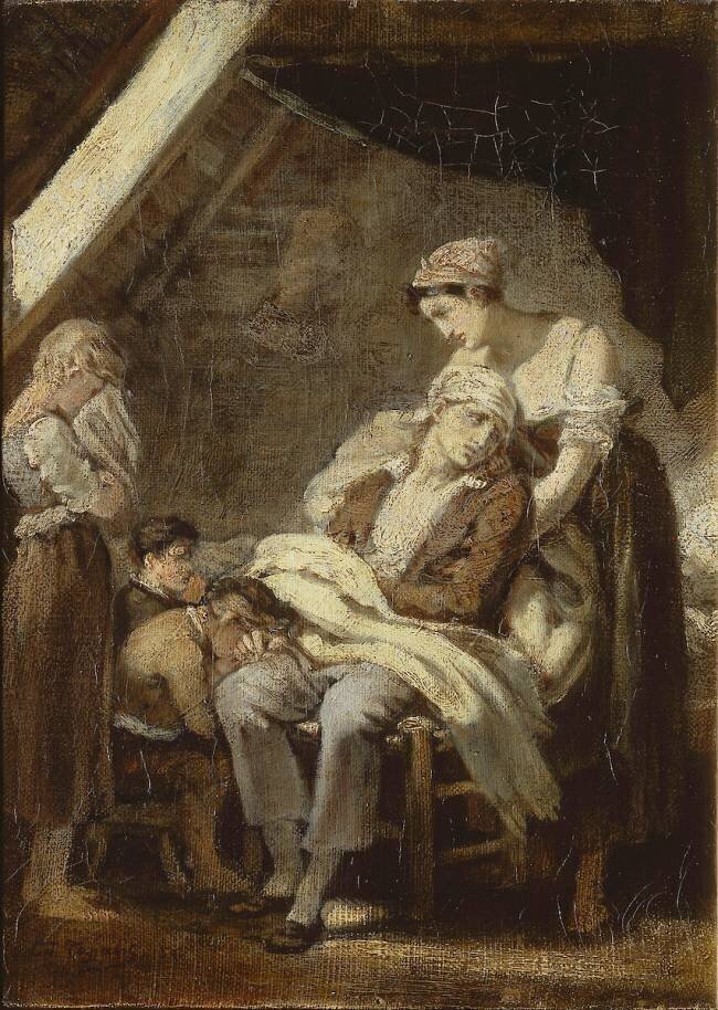La famille malheureuse Octave Tassaert