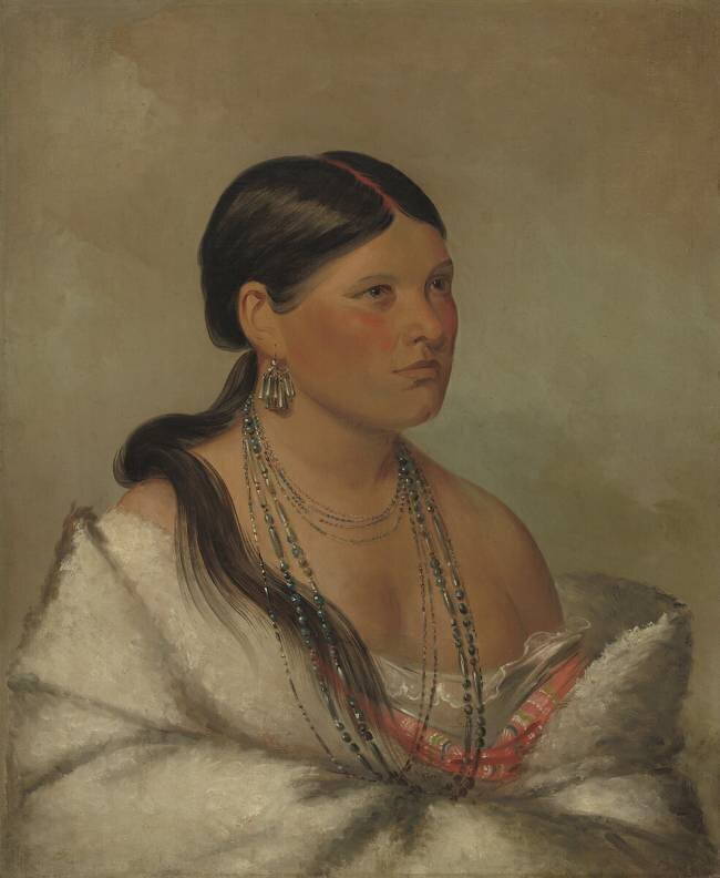 La femelle aigle George Catlin