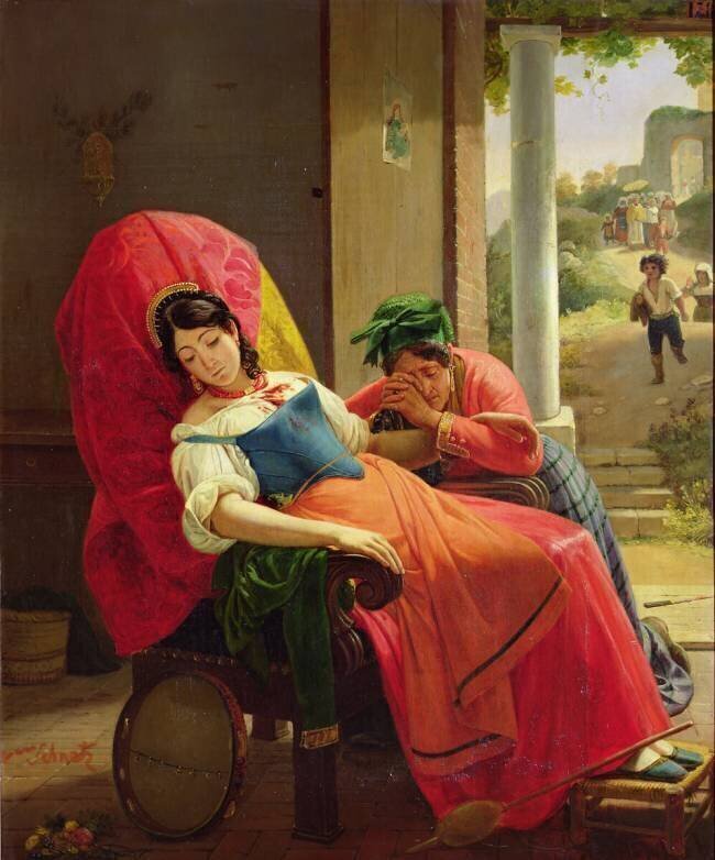 La femme assassinée Jean Victor Schnetz