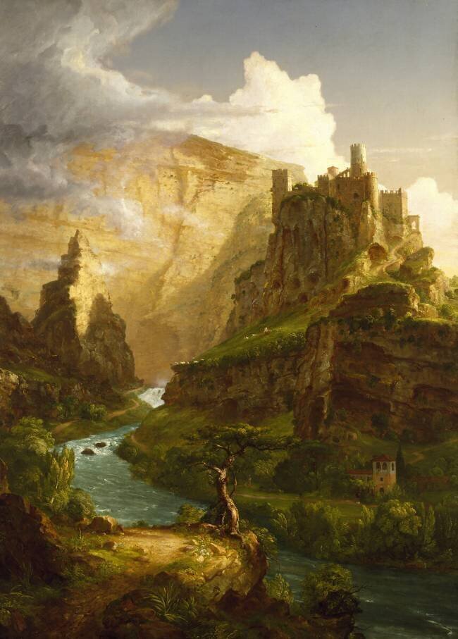 La fontaine de Vaucluse Thomas Cole