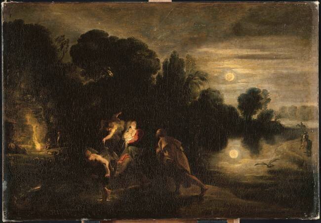 La fuite en Egypte (inspiré d'oeuvres de Rubens et d'Elsheimer) Peter Paul Rubens