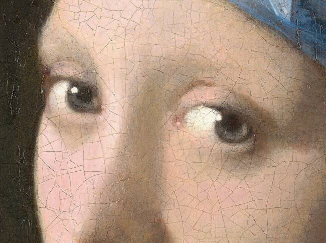 La jeune fille à la perle (détail) Johannes Vermeer