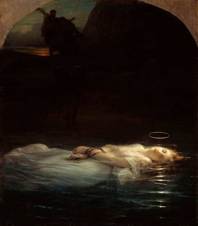 La jeune martyre Paul Delaroche