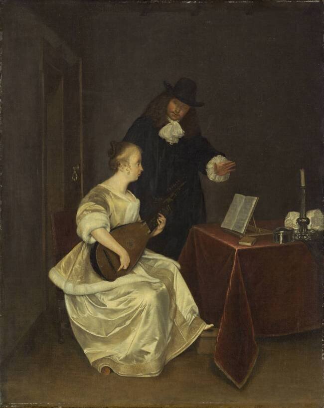 La Leçon de Musique Gérard ter Borch