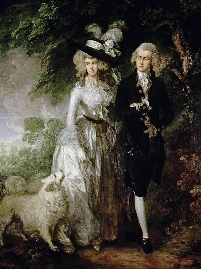 La Marche Matinale : Monsieur et Madame William Hallett Thomas Gainsborough
