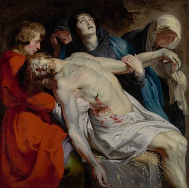 La mise au tombeau Pierre Paul Rubens