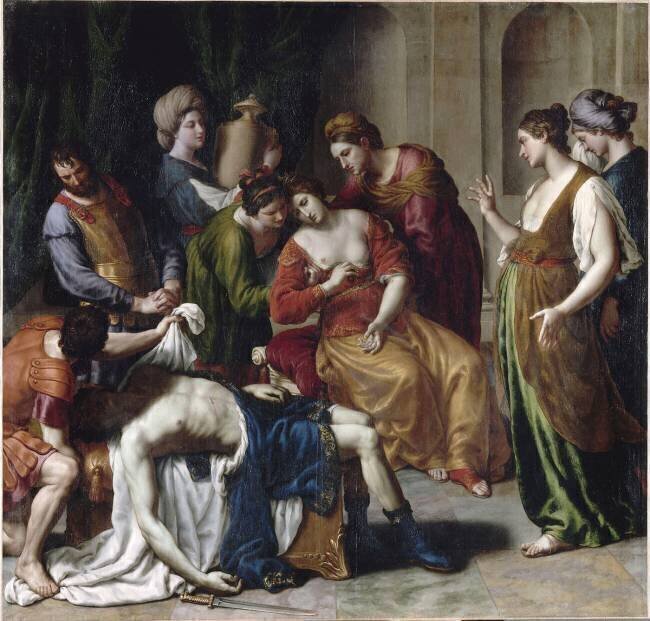 La Mort de Cléopâtre Alessandro Turchi