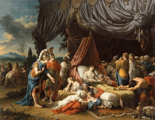 La Mort de la femme de Darius Louis Jean François Lagrenée