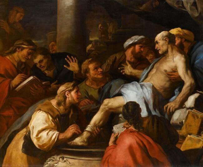 La Mort de Sénèque Luca Giordano