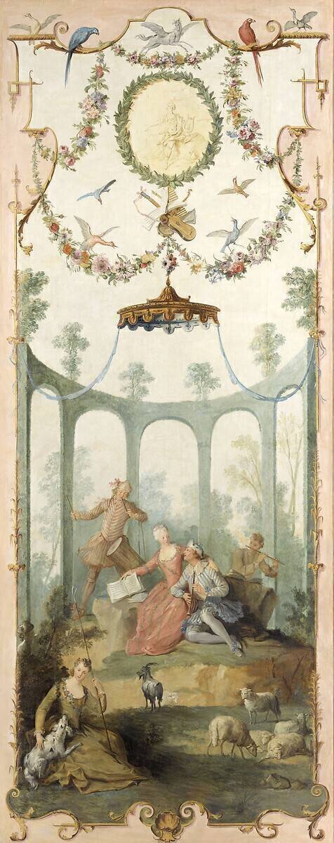 La musique ou le concert Jean-Baptiste Oudry