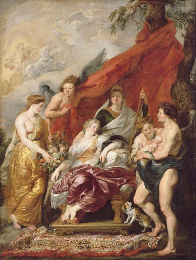 La Naissance de Louis XIII à Fontainebleau, le 27 septembre 1601 Pierre Paul Rubens