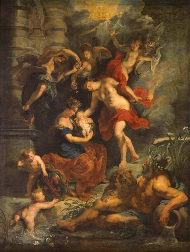 La naissance de Marie de Médicis à Florence le 26 avril 1573 Pierre Paul Rubens