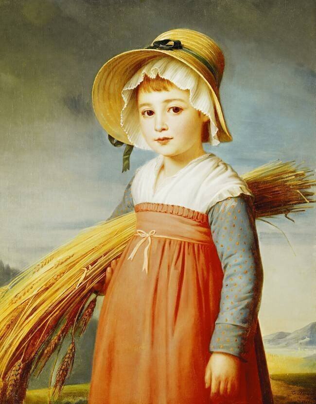 La petite glaneuse Christophe-Thomas Degeorge