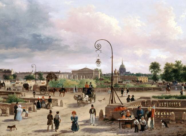La Place Louis XV (place de la Concorde) Giuseppe Canella