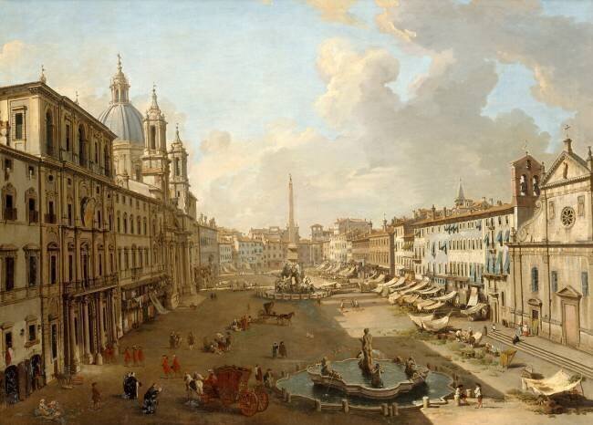 La Place Navone à Rome Giovanni Paolo Pannini