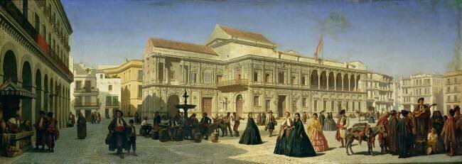 La Plaza de San Francisco et le Ayuntamiento Achille Zo