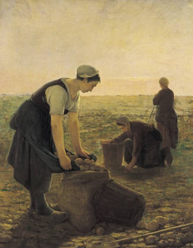 La récolte de pommes de terre Ernest Masson