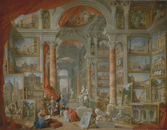 La Rome moderne Giovanni Paolo Pannini