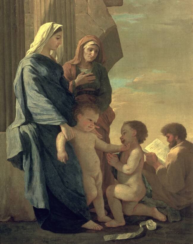 La Sainte Famille Nicolas Poussin