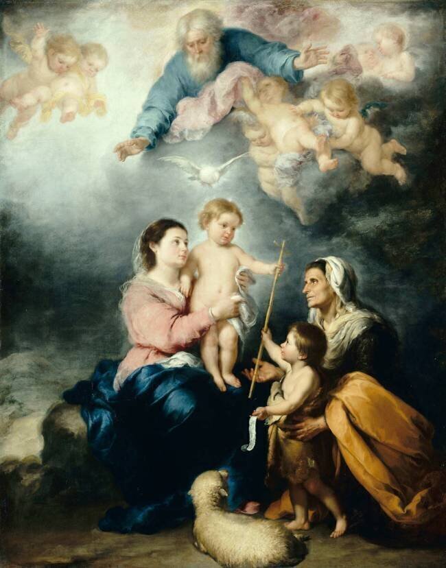 La Sainte Famille, dite la Vierge de Séville Bartolomé Esteban Murillo