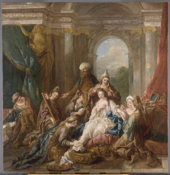 La toilette d'Esther Jean-François de Troy