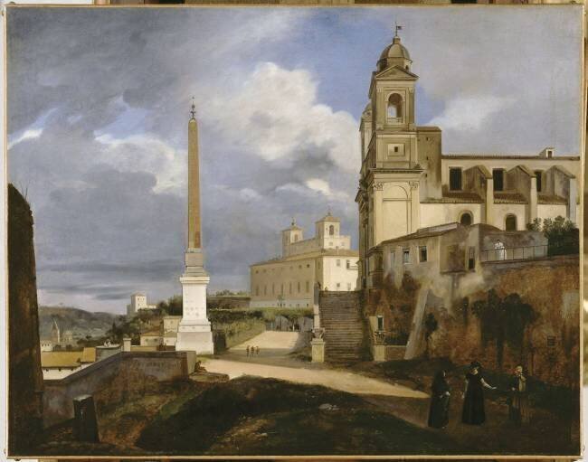La Trinité des Monts et la Villa Médicis François-Marius Granet
