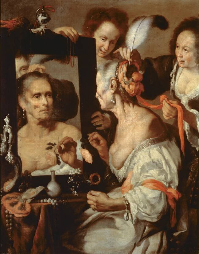 La vieille coquette Bernardo Strozzi