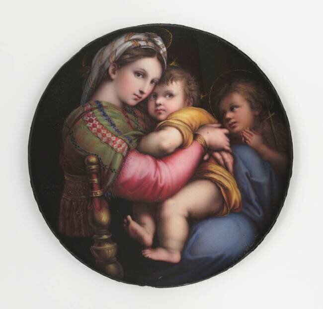 La Vierge à la chaise Abraham Constantin