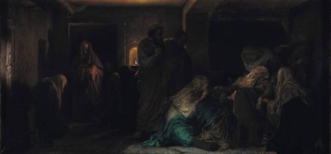 La Vierge s'évanouit Paul Delaroche