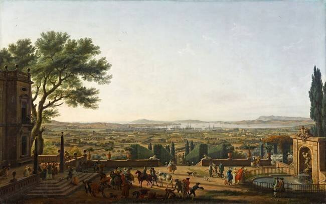 La Ville et la rade de Toulon Joseph Vernet