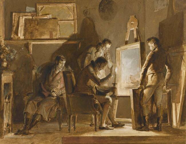 La Visite dans l'atelier Alexandre-Evariste Fragonard