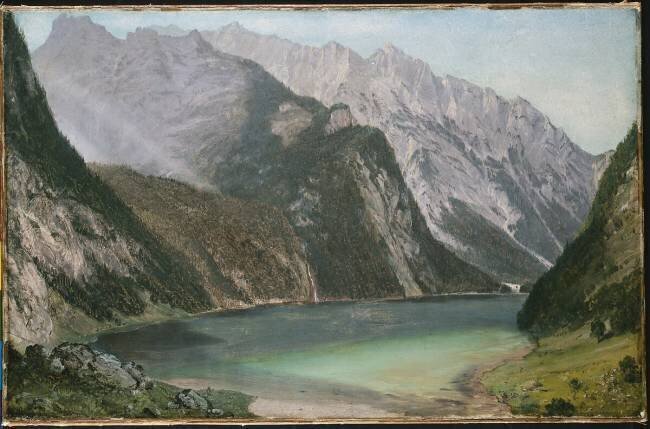 Lac alpin Frederic Edwin Church