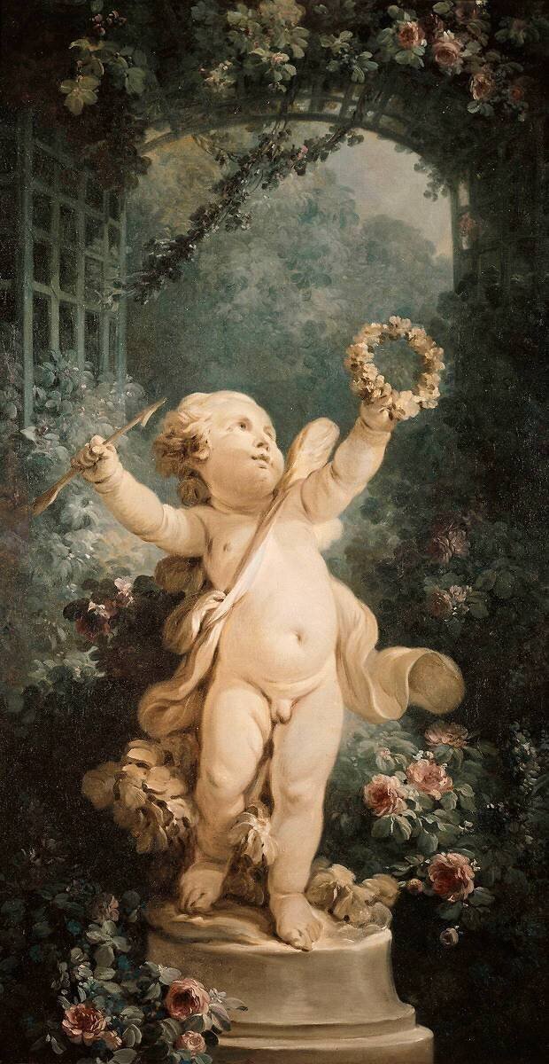 L'Amour triomphant Jean-Honoré Fragonard