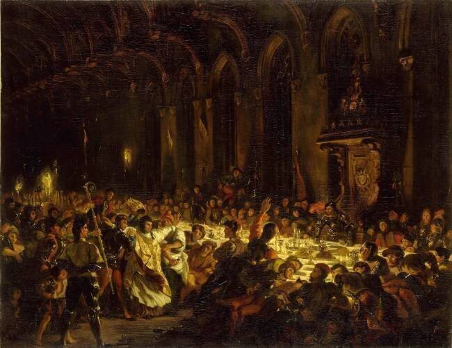 L'Assassinat de l'évêque de Liège Eugène Delacroix