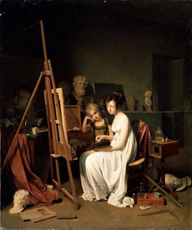 L'atelier de l'artiste Louis-Léopold Boilly