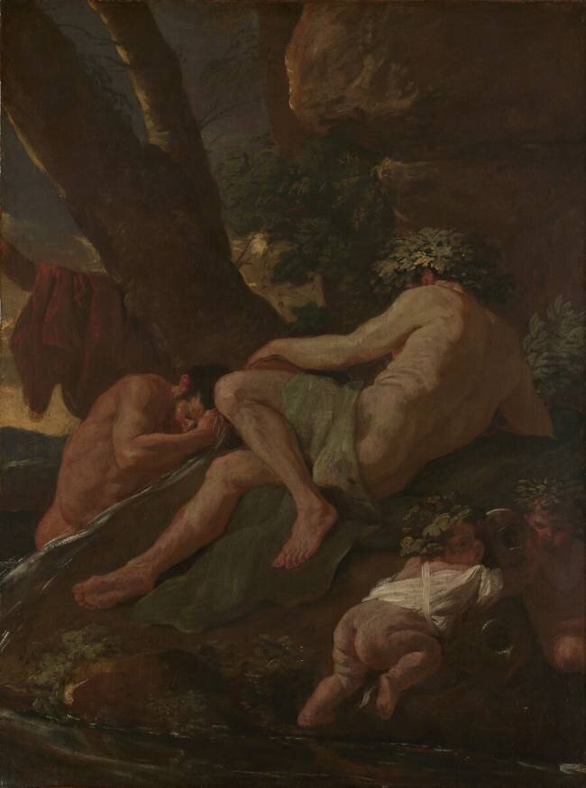 Lavage de Midas à la source du Pactolus Nicolas Poussin