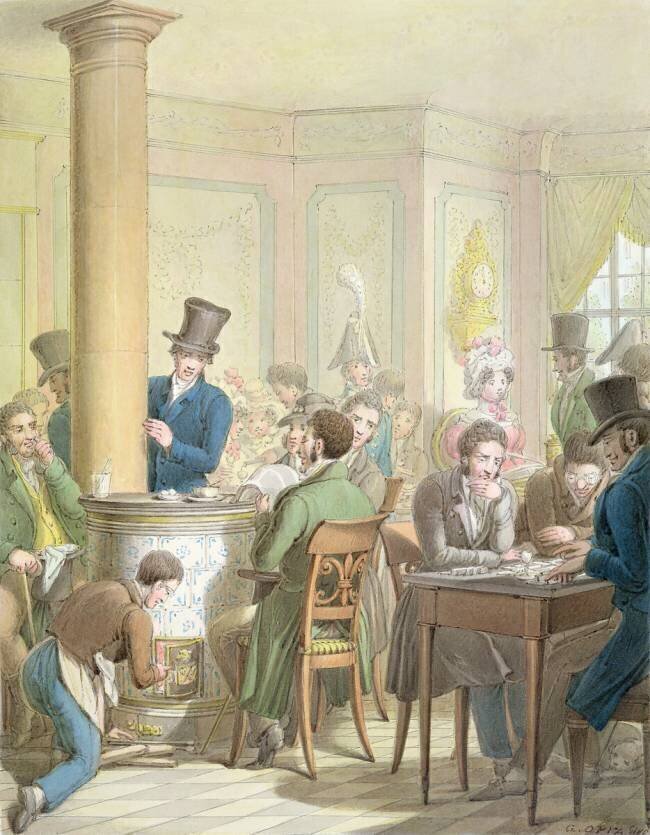 Le Café du Commerce Georg Emanuel Opitz