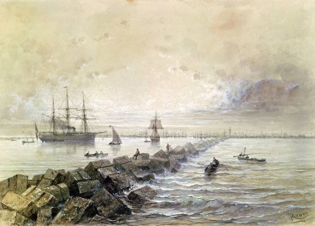 Le canal de Suez Edouard Riou