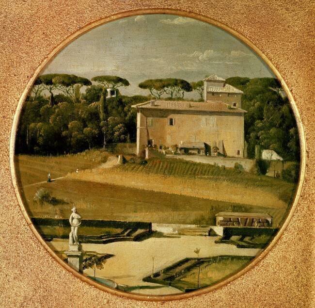 Le "Casino de Raphaël" dans les jardins de la Villa Borghèse Jean-Auguste-Dominique Ingres