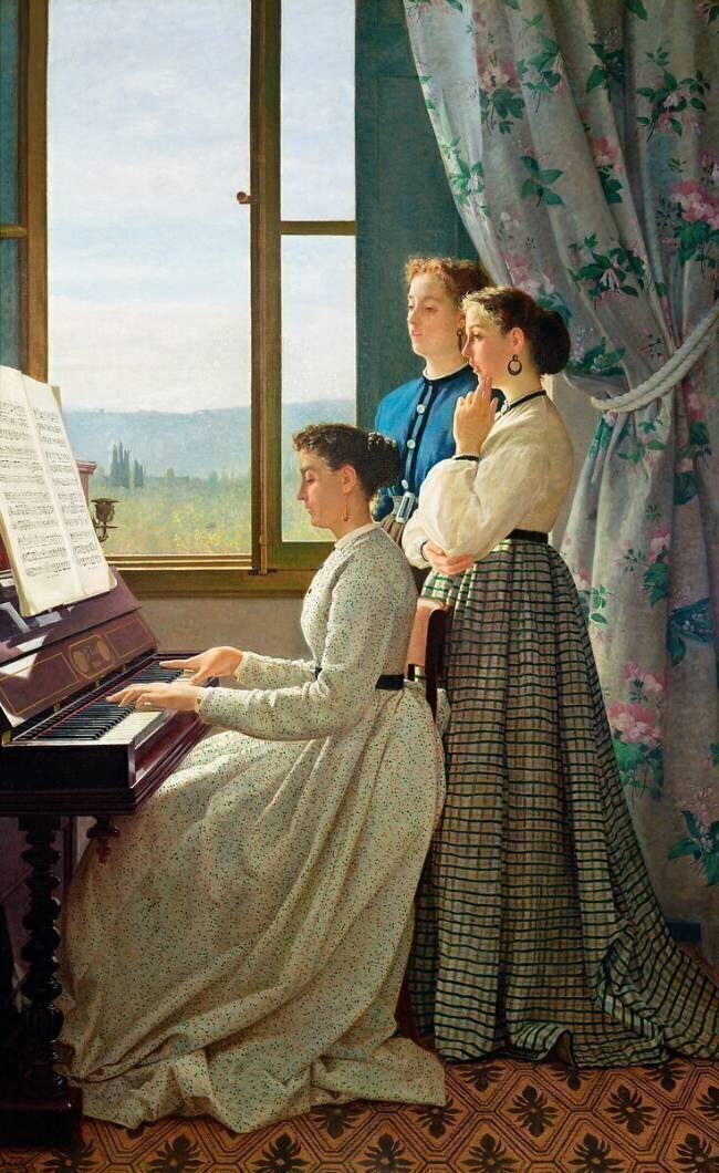 Le Chant de l'Etourneau Silvestro Lega