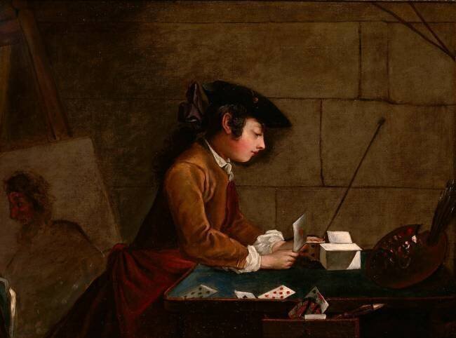 Le château de cartes Jean Siméon Chardin