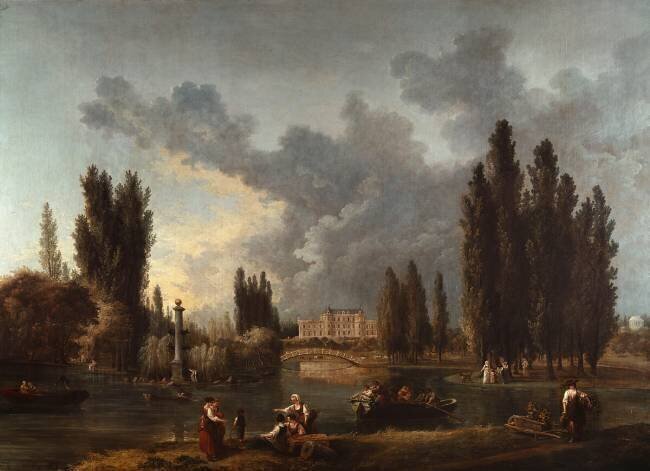 Le château de Méréville Hubert Robert