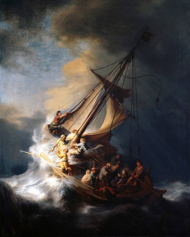 Le Christ dans la Tempête sur la Mer de Galilée  Rembrandt