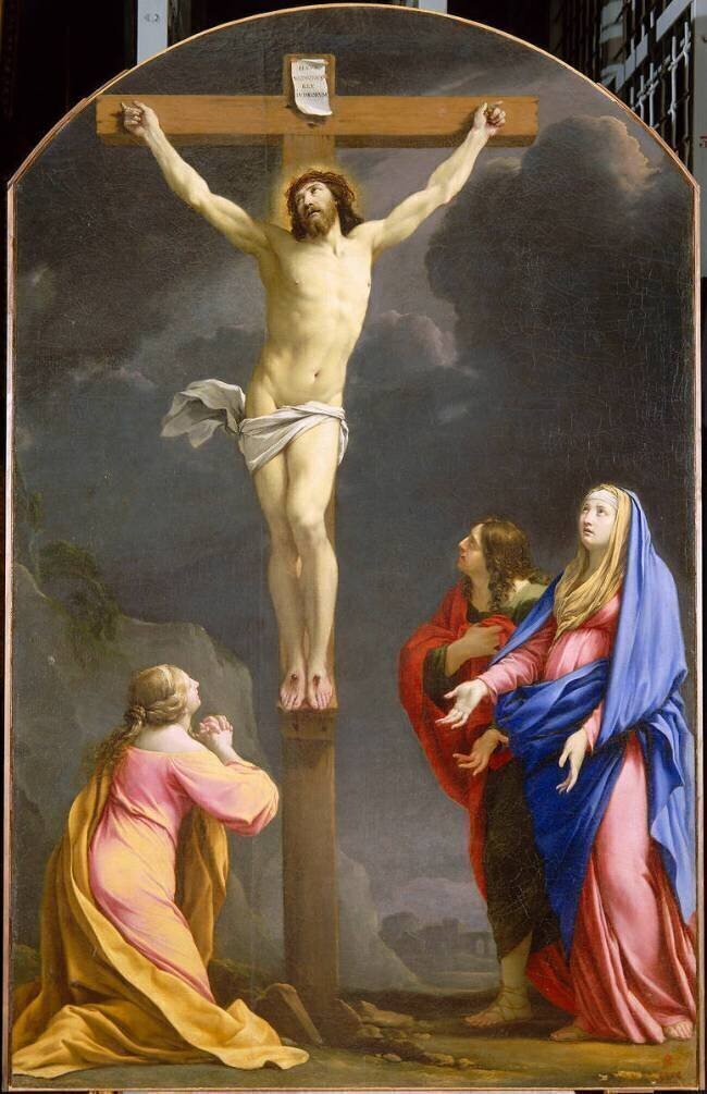 Le Christ en croix Simon Vouet